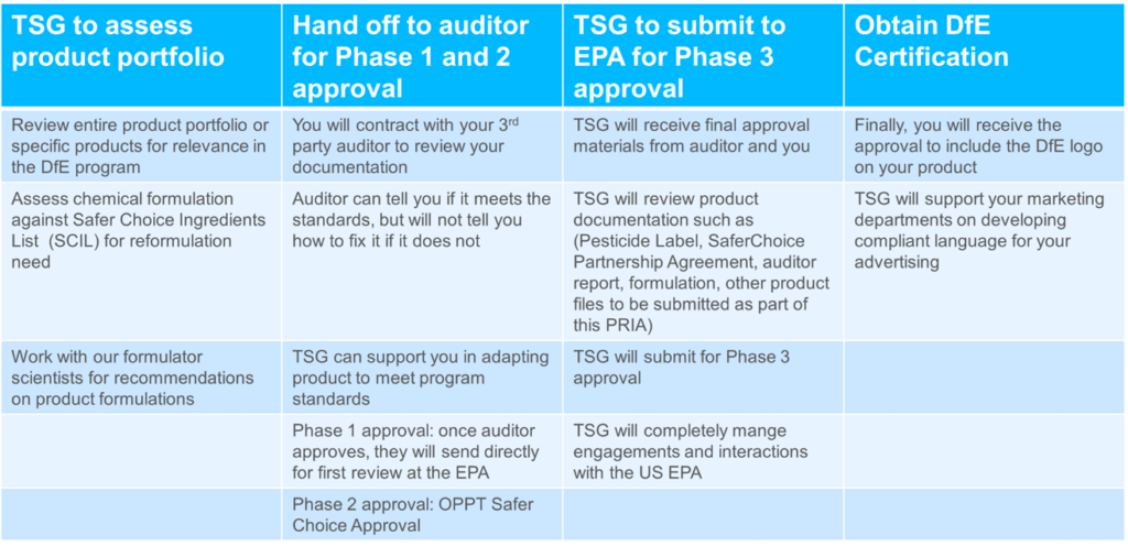 DfE approval process